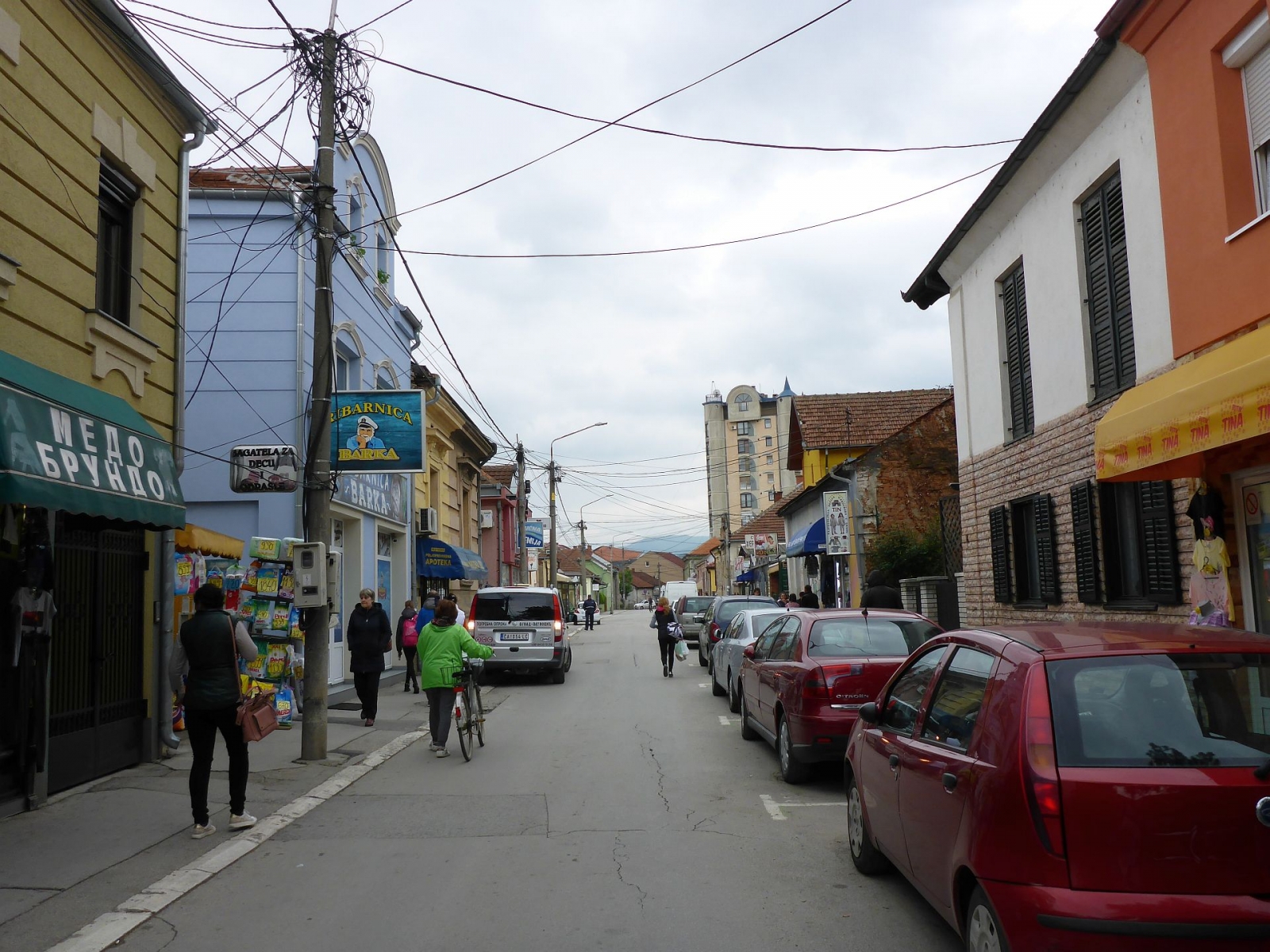 Jedna z ulic w Cacaku